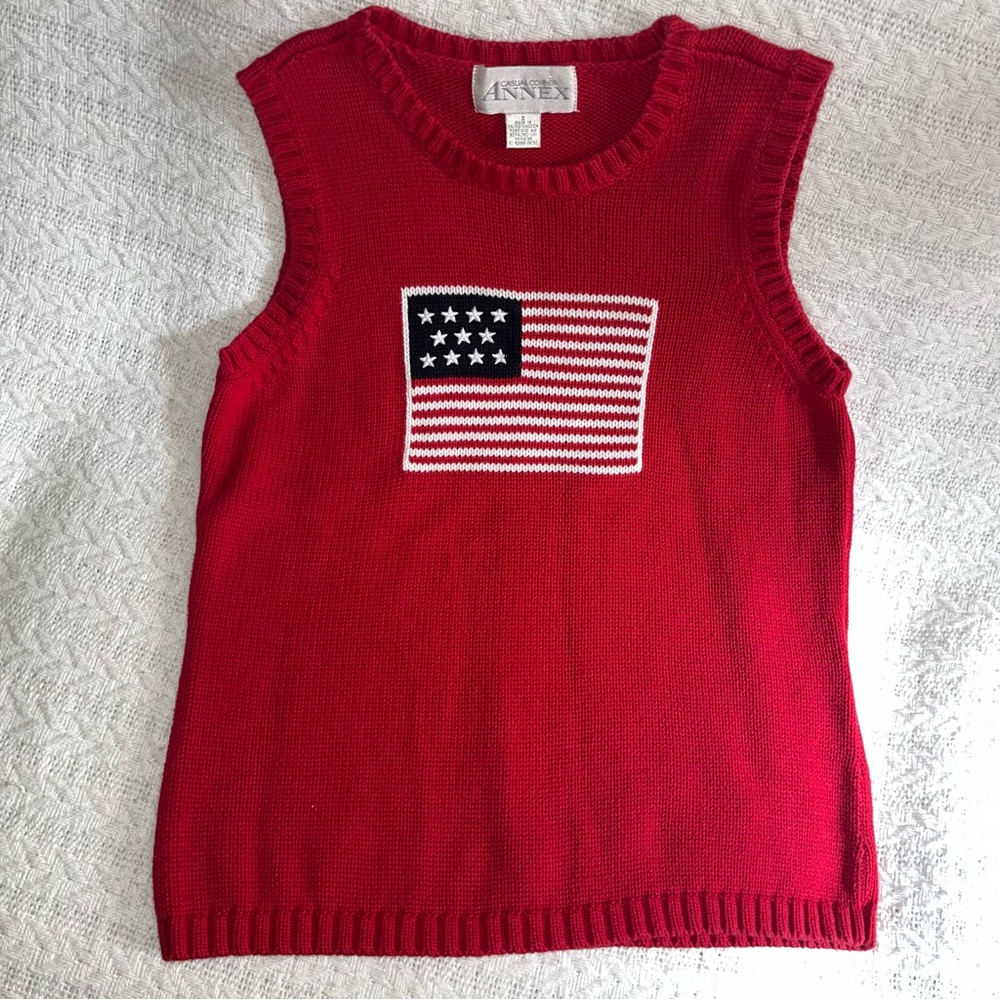 Vintage Annex Casual Corner Cotton Sweater Vest